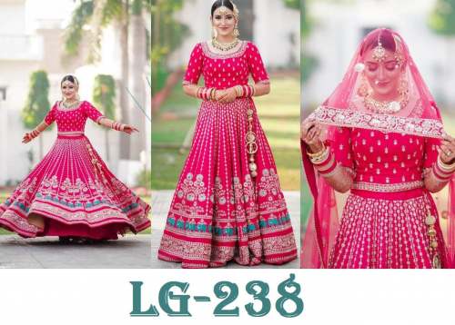 Designer bright color lehenga choli - LG238