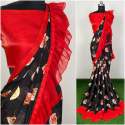 DESIGNER KASTURI SILK CRAP saree thumb 1
