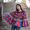 Fancy poncho style top thumb 2