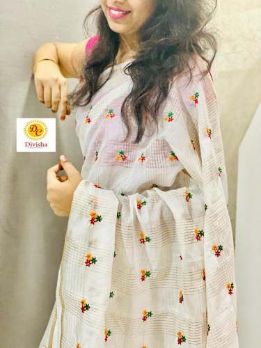 Kota Doria  designer Saree