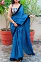 Plain silk saree thumb 5