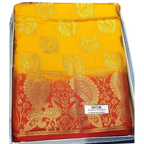 Double Color Kanchipuram Saree