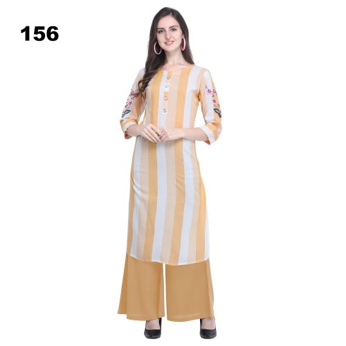 Designer Heavy Us Polo Rayon Kurti by YB TRends