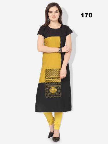 Latest Designer Crepe Kurti By YB Trends by Yogi Brothers