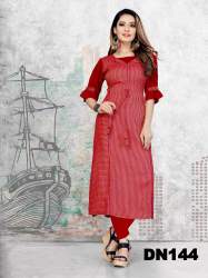 Latest Designer red Rayon Kurti