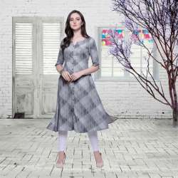 YB Trends Designer Twill Rayon Kurtis
