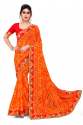 Designer Bandhej Gotta Pati saree in Surat  thumb 3
