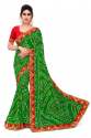 Designer Bandhej Gotta Pati saree in Surat  thumb 6