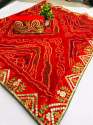 Designer Bandhej Gotta Pati saree in Surat  thumb 7