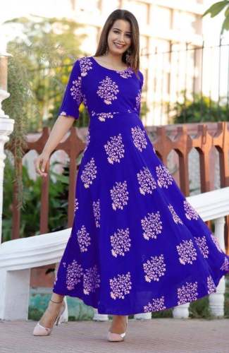Ladies Printed Gowns