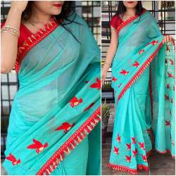 partywear Georgette Saree