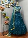 Stylish Georgette Lehenga thumb 7