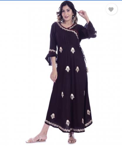 Fancy Party wear Anarkali Long Kurti by Shreen Creation