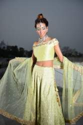 Party wear Pista Lehenga Choli