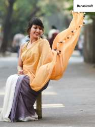 Bananicraft Cotton Malmal Sarees