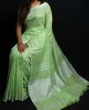 Pure Linen Saree