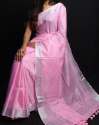 Pure Linen Saree thumb 3