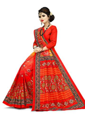 Casual wear Cotton Saree