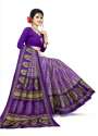 fancy-purple-printed-coton-saree