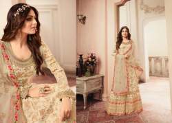 R HEAVY JACQUARD SALWAR SUITS 