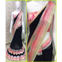 fancy border saree