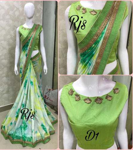 printed silk saree by Fashion Ki Duniya