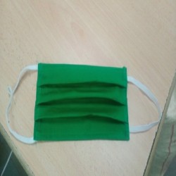 3 Ply Green Cotton Mask