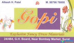 Gopi Exclusive Fancy Dress Materials logo icon