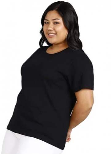 Plain Plus Size Ladies T Shirt  by Naturalway Knitwear Nway
