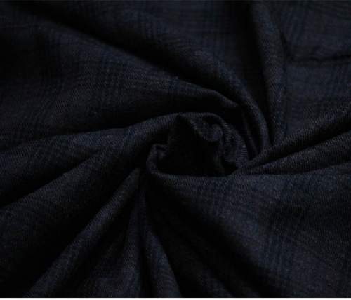 Blazer woolen check fabric
