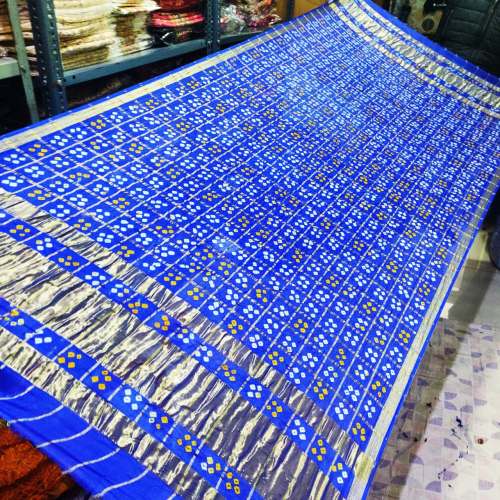 Bandhani Gharchola Lakdi Patta Dupatta