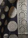 Black Banarasi Duppata  thumb 1