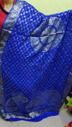 Blue bandhani Duppata