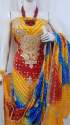 Fancy Bandhani dress Material  thumb 4
