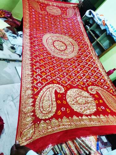 Red gharchola Duppata