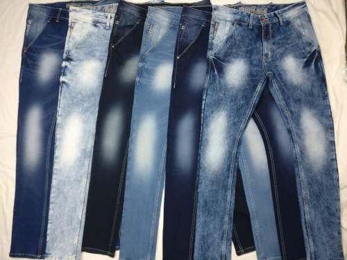 Men Dobby Jeans