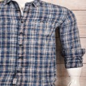 INDIGO CHECK SHIRTS thumb 1