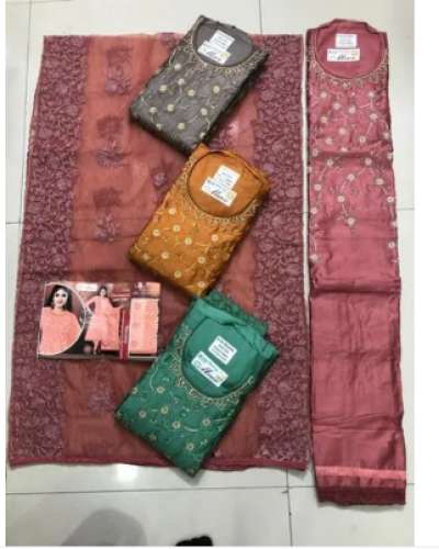 Embroidered Unstitched Suit