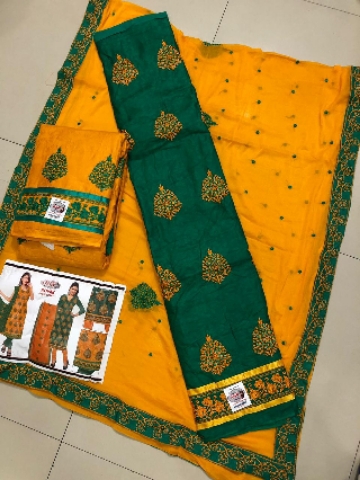 Womens Unstitched salwar suit 