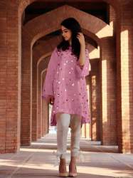 Designer mirror work kurti