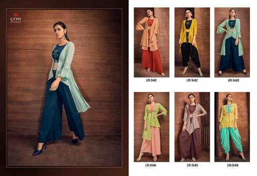 designer shurg kurti with dhoti