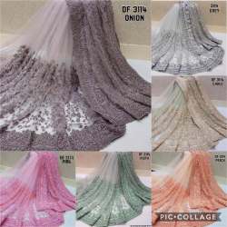 DF - 3114 NET EMBROIDERY work saree