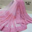 DF - 3114 NET EMBROIDERY work saree thumb 1