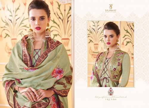 Heavy party wear anarkali dress