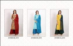 TOP UNSTITCHED + BOTTOM UNSTITCHED + DUPATTA