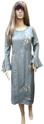 Boutique Masline Handwork Kurti