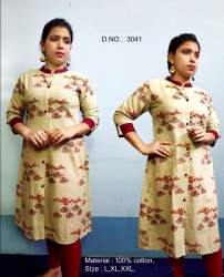 Cotton Fancy Printed Kurti