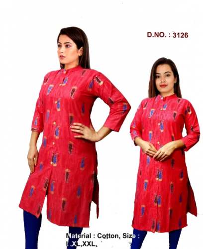 Cotton Printed Kurti