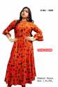 Fancy Rayon Long Gown Kurti thumb 1