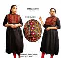 INDRANI Cotton Embroidery Umbrella Cut Women Kurti thumb 1